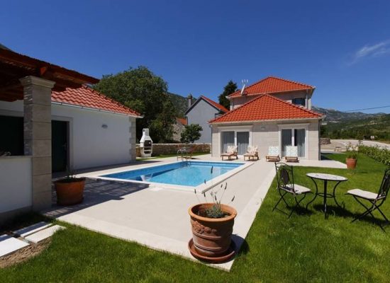 Villa Župa with a pool